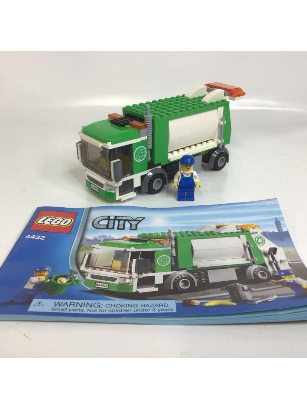 LEGO CITY Garbage Truck (4432) Not COMPLETE W/ 1 Mini-fig